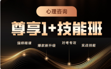 2025年心理咨询尊享1+技能班【升级版】