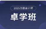 2025年注册会计师卓学班